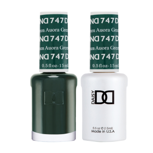 DAISY DND Gel Polish Duo Color Swatches Single 10 - Auora Green - 747