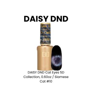 DAISY DND Cat Eyes 5D Collection, 0.60oz - Siamese Cat #10