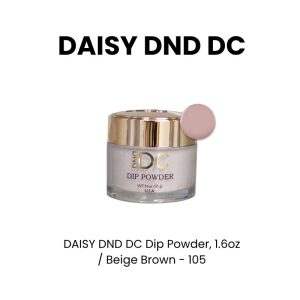 DAISY DND DC Dip Powder, 1.6oz - Beige Brown - 105