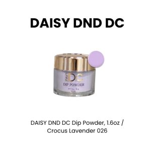 DAISY DND DC Gel Polish Duo, 0.6oz - Crocus Lavender - 026