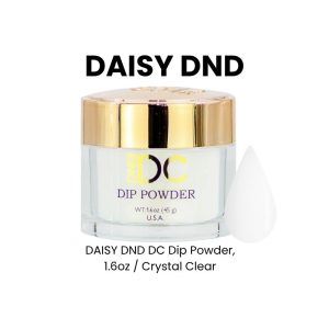 DAISY DND DC Dip Powder, 1.6oz - Super Clear