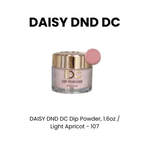 DAISY DND DC Dip Powder, 1.6oz - Light Apricot - 107