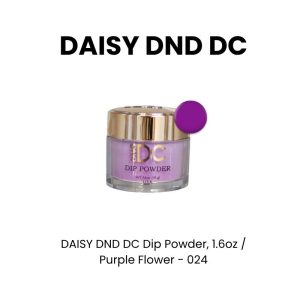 DAISY DND DC Dip Powder, 1.6oz - Purple Flower - 024