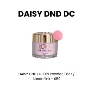 DAISY DND DC Dip Powder, 1.6oz - Sheer Pink - 059