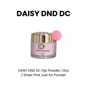 DAISY DND DC Dip Powder, 1.6oz - Sheer Pink Just for Powder