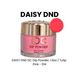 DAISY DND DC Dip Powder, 1.6oz - Tulip Pink - 014