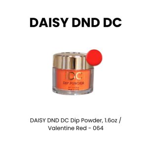 DAISY DND DC Dip Powder, 1.6oz - Valentine Red - 064