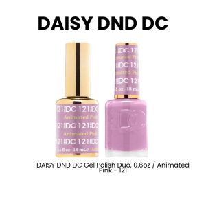 DAISY DND DC Gel Polish Duo, 0.6oz - Charming Pink - 115