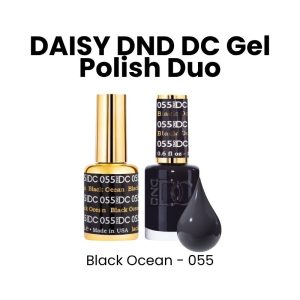 DAISY DND DC Gel Polish Duo, 0.6oz - Black Ocean - 055