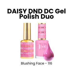 DAISY DND DC Gel Polish Duo, 0.6oz - Blushing Face - 116