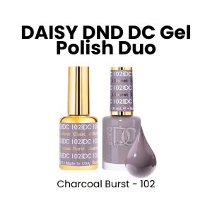 DAISY DND DC Gel Polish Duo, 0.6oz - Charcoal Burst - 102