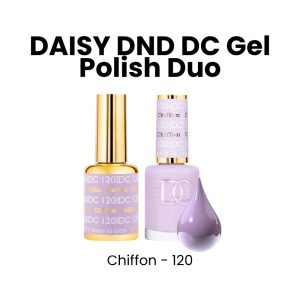 DAISY DND DC Gel Polish Duo, 0.6oz - Chiffon - 120