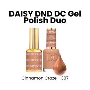 DAISY DND DC Gel Polish Duo Creamy Collection, 0.6oz - White Fur - 161