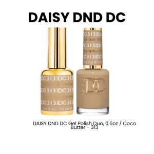 DAISY DND DC Gel Polish Duo, 0.6oz - Coco Butter - 313
