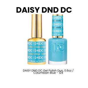 DAISY DND DC Gel Polish Duo, 0.6oz - Columbian Blue - 124