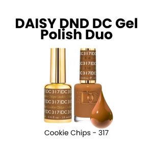 DAISY DND DC Gel Polish Duo, 0.6oz - Cookie Chips - 317