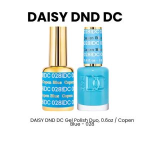 DAISY DND DC Gel Polish Duo, 0.6oz - Copen Blue - 028