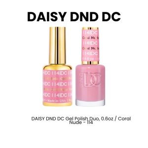 DAISY DND DC Gel Polish Duo, 0.6oz - Coral Nude - 114