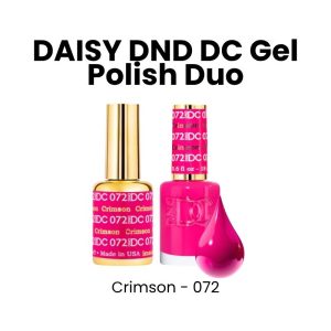 DAISY DND DC Gel Polish Duo, 0.6oz - Crimson - 072