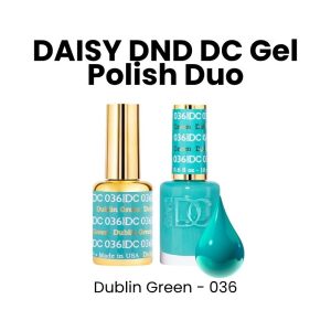 DAISY DND DC Gel Polish Duo, 0.6oz - Mint Green - 034