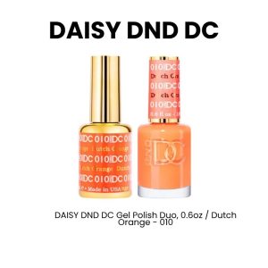 DAISY DND DC Gel Polish Duo, 0.6oz - Dutch Orange - 010