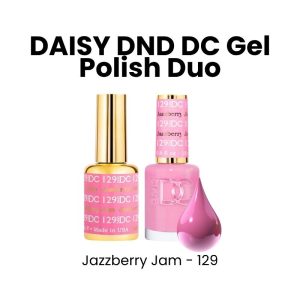 DAISY DND DC Gel Polish Duo, 0.6oz - Jazzberry Jam - 129