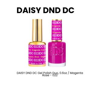 DAISY DND DC Gel Polish Duo, 0.6oz - Magenta Rose - 022
