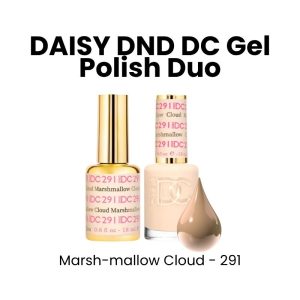 DAISY DND DC Gel Polish Duo, 0.6oz - Marsh - mallow Cloud - 291