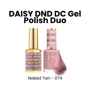 DAISY DND DC Gel Polish Duo, 0.6oz - Naked Tan - 074