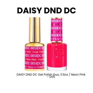 DAISY DND DC Gel Polish Duo, 0.6oz - Peacock Pink - 012