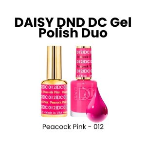 DAISY DND DC Gel Polish Duo, 0.6oz - Geranium Pink - 136