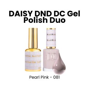 DAISY DND DC Gel Polish Duo Creamy Collection, 0.6oz - Hard Pink - 166