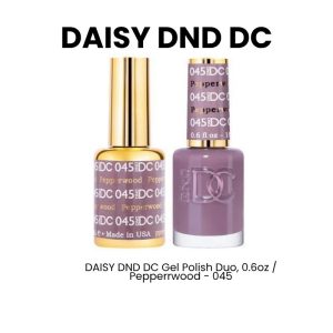 DAISY DND DC Gel Polish Duo, 0.6oz - Pepperrwood - 045