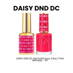 DAISY DND DC Gel Polish Duo, 0.6oz - Pink Birthday - 011