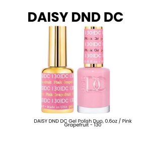 DAISY DND DC Gel Polish Duo, 0.6oz - Pink Grapefruit - 130