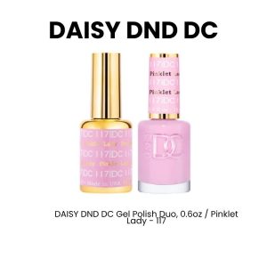 DAISY DND DC Gel Polish Duo, 0.6oz - Pinklet Lady - 117
