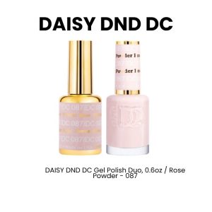 DAISY DND DC Gel Polish Duo, 0.6oz - Rose Powder - 087