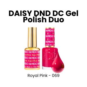 DAISY DND DC Gel Polish Duo, 0.6oz - Royal Pink - 069