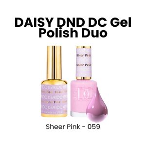 DAISY DND DC Gel Polish Duo, 0.6oz - Soft Pink - 122