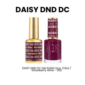 DAISY DND DC Gel Polish Duo, 0.6oz - Strawberry Wine - 062