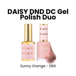 DAISY DND DC Gel Polish Duo, 0.6oz - Sunny Orange - 084