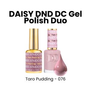 DAISY DND DC Gel Polish Duo, 0.6oz - Taro Pudding - 076