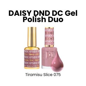 DAISY DND DC Gel Polish Duo, 0.6oz - Tiramisu Slice 075