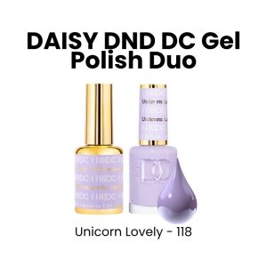 DAISY DND DC Gel Polish Duo, 0.6oz - Unicorn Lovely - 118
