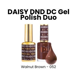 DAISY DND DC Gel Polish Duo, 0.6oz - Walnut Brown - 052