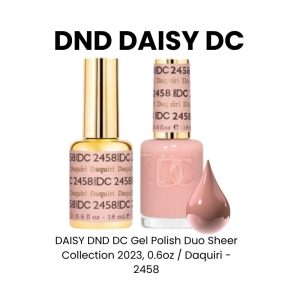 DAISY DND DC Gel Polish Duo Sheer Collection 2023, 0.6oz - Daquiri - 2458