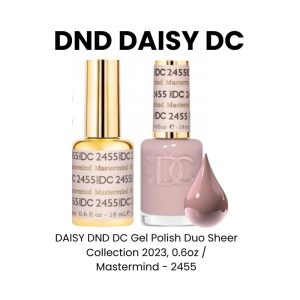 DAISY DND DC Gel Polish Duo Sheer Collection 2023, 0.6oz - Silk Petals - 2444