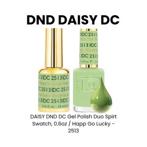 DAISY DND DC Gel Polish Duo Spirt Swatch, 0.6oz - Happ Go Lucky - 2513