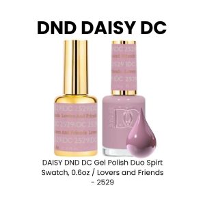 DAISY DND DC Gel Polish Duo Spirt Swatch, 0.6oz - Lovers and Friends - 2529