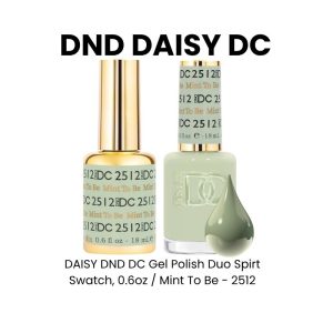 DAISY DND DC Gel Polish Duo Spirt Swatch, 0.6oz - Mint To Be - 2512